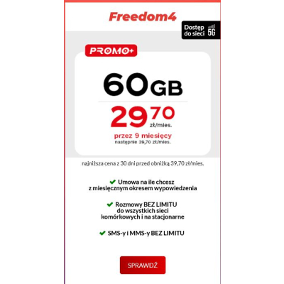 Promocja Freedom4