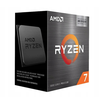 Procesor AMD Ryzen 7 5700X3D, 8 rdzeni, 16 wątków, 3.4 GHz, 4.5 GHz Turbo