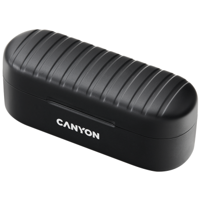 CANYON Słuchawki dokanałowe TWS-1 Czarne
