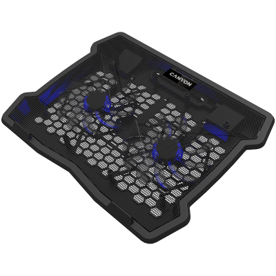 Canyon HNS03 – podstawka chłodząca pod laptop z dwoma wentylatorami (czarna)