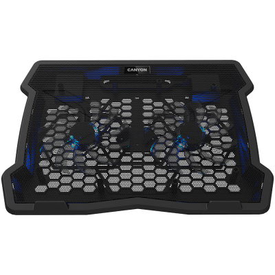Canyon HNS03 – podstawka chłodząca pod laptop z dwoma wentylatorami (czarna)