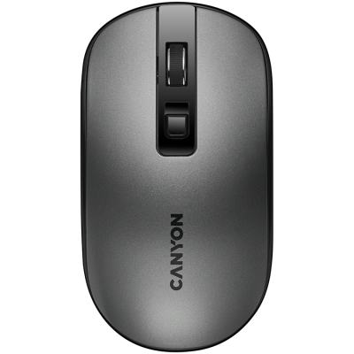 CANYON Mysz bezprzewodowa MW-18 Akumulator Ciemnoszara
