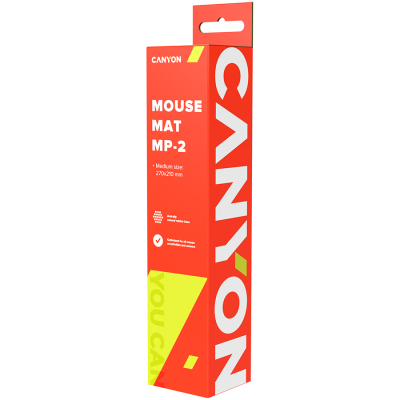 Canyon MP‑2 – podkładka pod mysz gamingowa 270×210×3 mm (czarna)