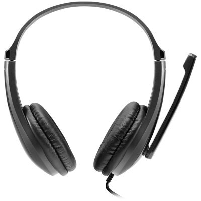 CANYON Zestaw słuchawkowy СHSC-1 PC Mik 2m Czarny