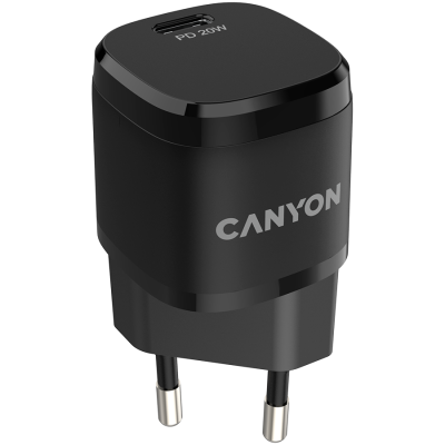 CANYON Ładowarka H-20-05 PD 20W USB-C Czarna