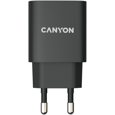 Canyon H‑20 PD – ładowarka sieciowa USB‑C 20 W Power Delivery (czarna)