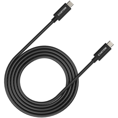 CANYON Kabel UC-42 USB-C to USB-C 240W 20Gbps 4k 2m Czarny