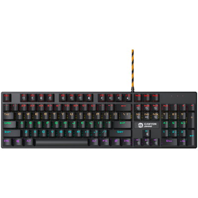 Canyon Deimos GK‑4 – klawiatura mechaniczna przewodowa z podświetleniem RGB