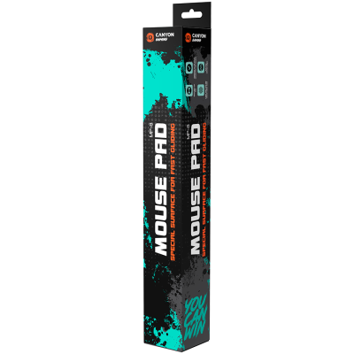 Canyon MP‑8 (CND‑CMP8) – duża podkładka gamingowa 500×420 mm (czarna)
