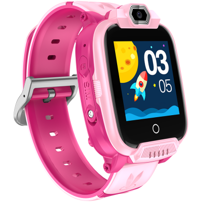 Canyon Jondy KW‑44 – smartwatch dla dzieci 4G z GPS i kamerą Różowy