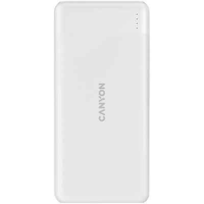 CANYON Powerbank PB-109 10000 mAh PD 18W QC 3.0 20W Biały
