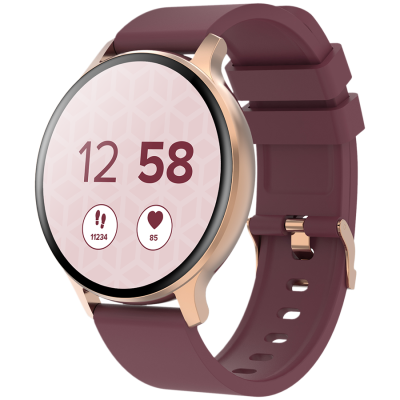 Canyon Badian SW‑68 – smartwatch z funkcjami zdrowotnymi (różowe złoto)