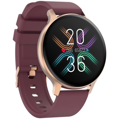 Canyon Badian SW‑68 – smartwatch z funkcjami zdrowotnymi (różowe złoto)