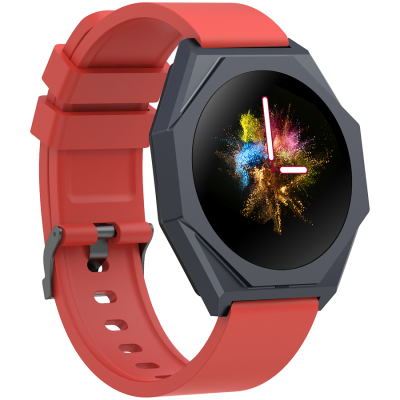 Canyon Otto SW‑86 – smartwatch sportowo‑elegancki (czerwony)