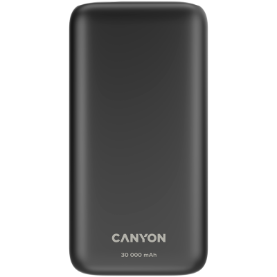 Canyon PB‑301 – powerbank 30000 mAh z szybkim ładowaniem 22.5 W (czarny)