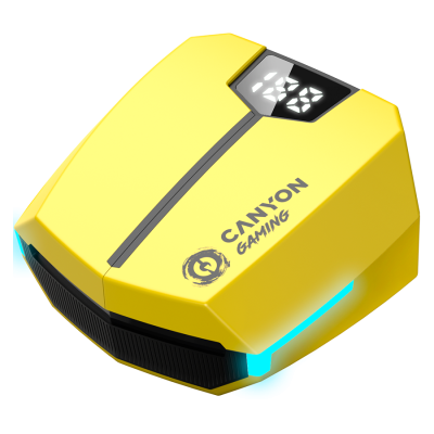 CANYON Słuchawki douszne DoubleBee GTWS-2 Żółte