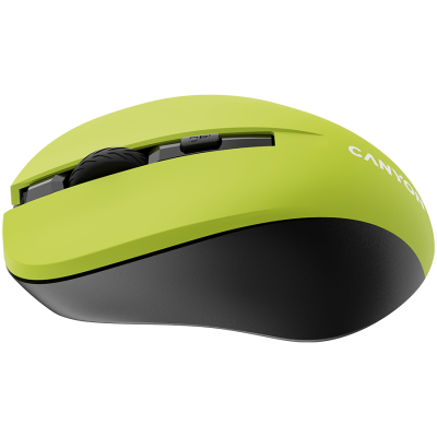 Canyon MW‑1 – bezprzewodowa mysz optyczna 2.4 GHz, 4 przyciski (żółta)
