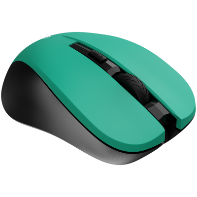 Canyon MW‑1 – bezprzewodowa mysz optyczna 2.4 GHz, 4 przyciski (zielona)