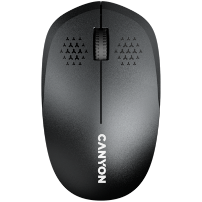 Canyon MW‑04 – bezprzewodowa mysz Bluetooth/2.4 GHz, 3 przyciski (czarna)