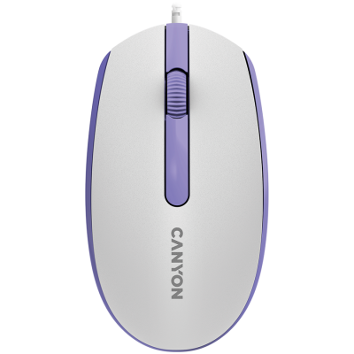 Canyon M‑10 – przewodowa mysz optyczna Lawendowa