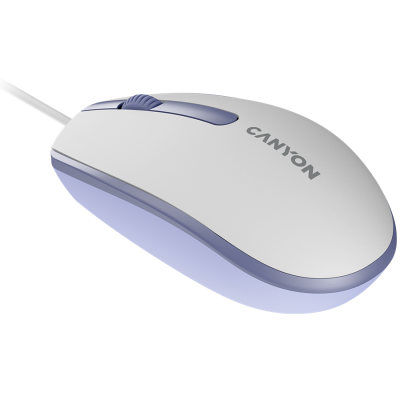 Canyon M‑10 – przewodowa mysz optyczna Lawendowa