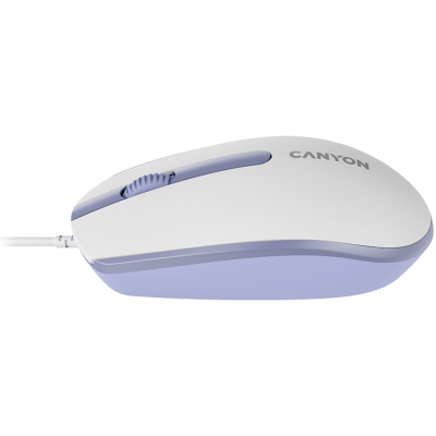 Canyon M‑10 – przewodowa mysz optyczna Lawendowa