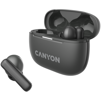 CANYON Słuchawki dokanałowe OnGo 10 ANC i ENC Szare