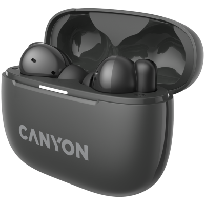 CANYON Słuchawki dokanałowe OnGo 10 ANC i ENC Szare