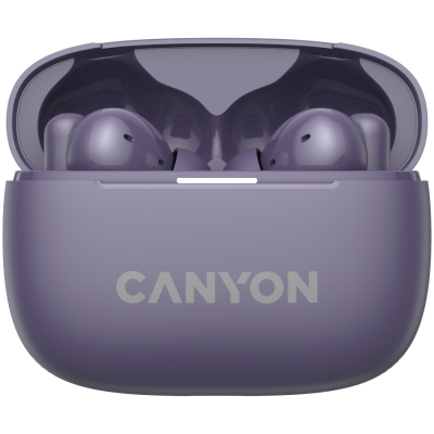 CANYON Słuchawki dokanałowe OnGo 10 ANC i ENC Fioletowe