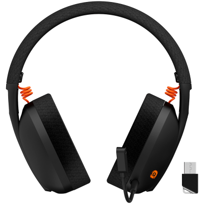 Canyon Ego GH‑13 – bezprzewodowy headset gamingowy 2.4 GHz / Bluetooth 5.2 (czarny)
