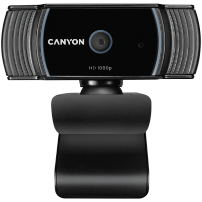 Canyon C5 Full HD – kamera internetowa 1080p z autofokusem (czarna)