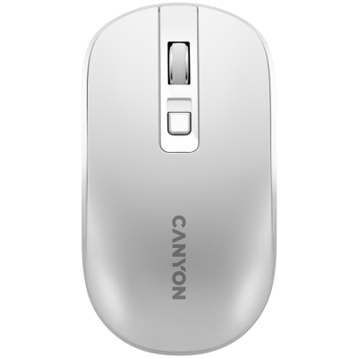 CANYON Mysz bezprzewodowa MW-18 Akumulator Perłowa Biała