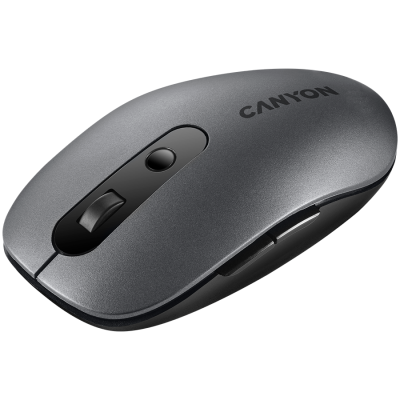 CANYON Mysz bezprzewodowa MW-9 Dwa Tryby Szara