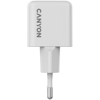 CANYON Ładowarka sieciowa CU20C GaN 20W 1xPD EU Biała