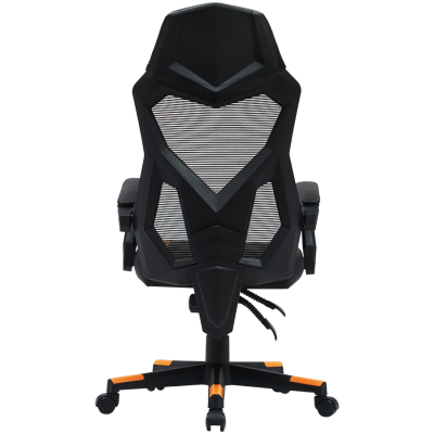 Canyon Flow MCH01 – fotel gamingowy Mesh czarno‑pomarańczowy