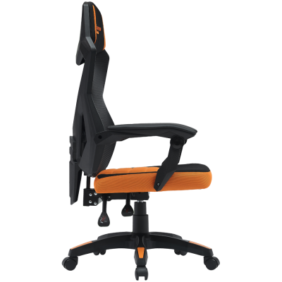 Canyon Flow MCH01 – fotel gamingowy Mesh czarno‑pomarańczowy