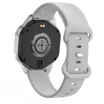 Canyon Hexagon SW‑88 – smartwatch z rozmowami Bluetooth (srebrny)