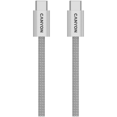 CANYON Kabel OnWire 60MG C-C 60W Magnes w oplocie 1m Szary