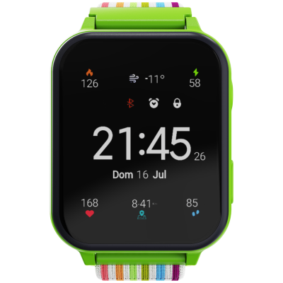 Canyon Alfie KW‑37 – smartwatch dla dzieci (zielony, CNE‑KW37GB)