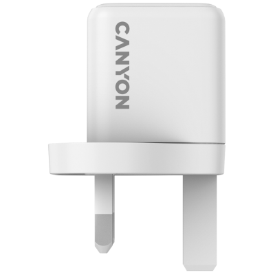CANYON Ładowarka sieciowa CU20C GaN 20W 1xPD UK Biała