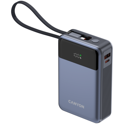 Canyon OnPower 600 – powerbank 20 000 mAh z szybkim ładowaniem PD 65 W Grafitowa