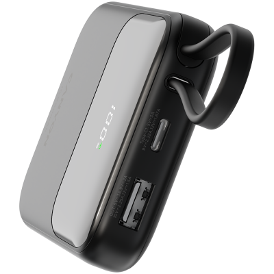 CANYON Powerbank OnPower 101 z kablem 10000 mAh PD22.5W Czarny