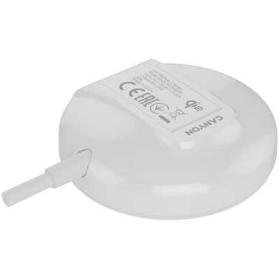 CANYON Ładowarka bezprzewodowa WS-105 15W Qi2 Biała