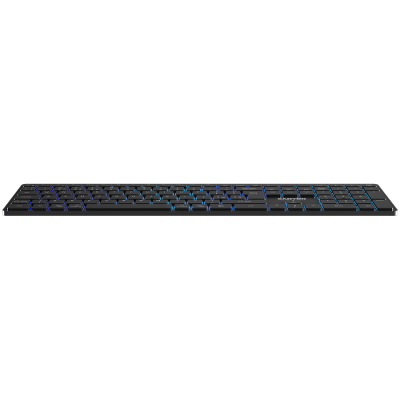 CANYON Klawiatura HKB-W11 UK/US RGB Dwa Tryby Bezprz. Czarna