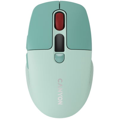 CANYON Mysz bezprzewodowa MW-26 LCD Cicha Dwa Tryby Zielona