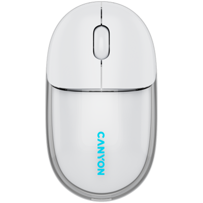 CANYON mouse 24 BT/ Wireless Transparent/White