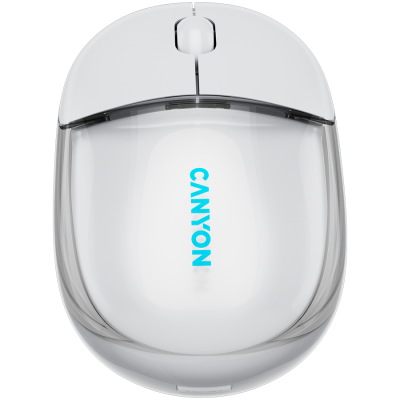 CANYON mouse 24 BT/ Wireless Transparent/White