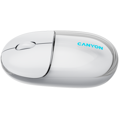 CANYON mouse 24 BT/ Wireless Transparent/White
