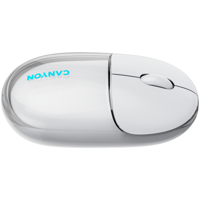 CANYON mouse 24 BT/ Wireless Transparent/White