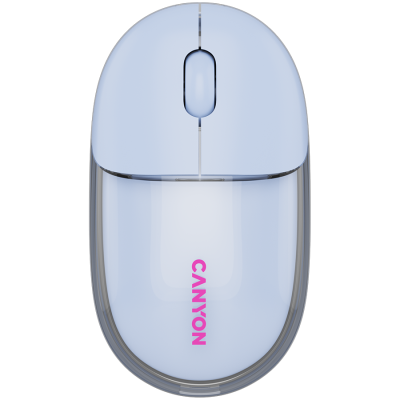 CANYON mouse 24 BT/ Wireless Transparent/Blue